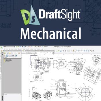 DraftSight Mechanical (mrežna licenca) - najem za 1 leto