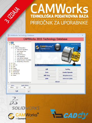 CAMWorks tehnološka podatkovna baza – Priročnik za uporabnike v slovenščini